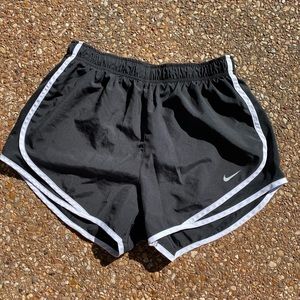 Nike Dri-fit Black/White Athletic Shorts